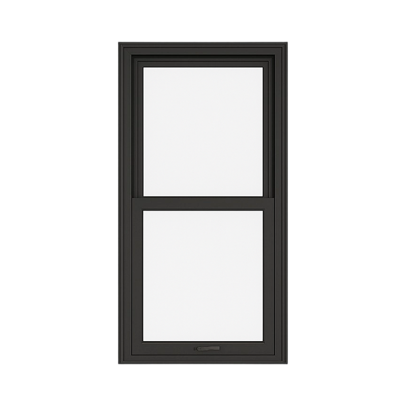 Matte Laminated UPVC Double-Hung Window