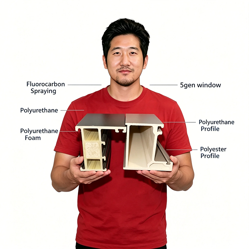 Architectural Thermal-Break PU Profile Window & Door